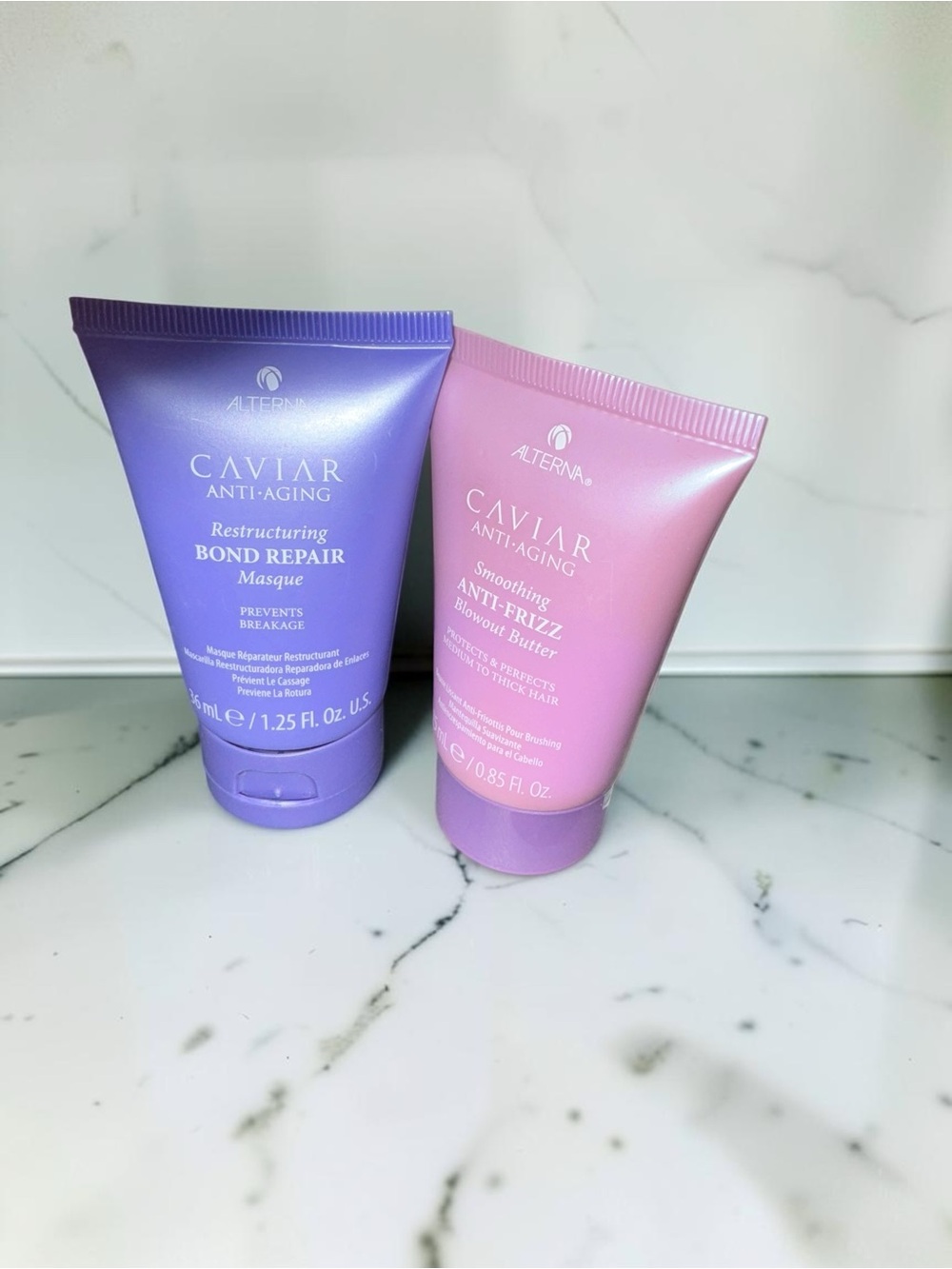 NEW Alterna Caviar Anti-Aging Bond Repair Masque & Anti-Frizz Duo